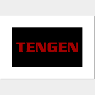 Retro Video Games Tengen Logo Posters and Art